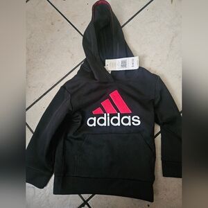 Brand New w Tags Adidas Black Hoodie Size 2T